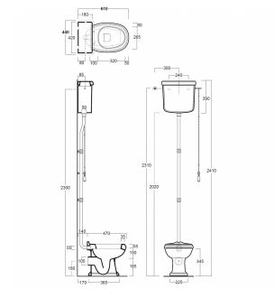 Бачок для унитаза Simas Arcade AR802bi белый